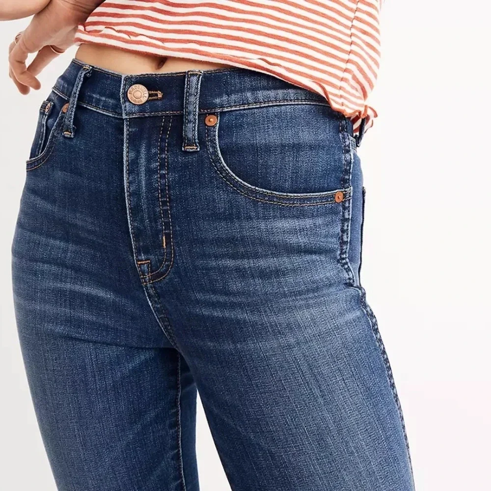 MADEWELL 10” High-Rise Skinny‎ Jeans in Danny Wash: Tencel Denim Edition size 25